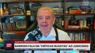 Aconteceu na Semana - Cláudio Humberto: BARROSO fala em 'CRÍTICAS INJUSTAS' ao JUDICIÁRIO