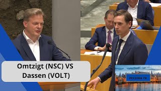 Omtzigt (NSC) VS Dassen (VOLT): GRONDRECHTEN werden MISBRUIKT door de overheid, er komt VERANDERING!