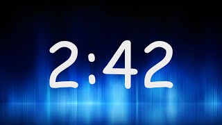 2:42 Minutes Timer / Countdown from 2min 42sec