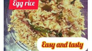 ಯಾವುದೇ ಸಾಸ್ ಬಳಸದೆ ಮಾಡಿದ ಎಗ್ ರೈಸ್|egg rice in kannada|easy egg rice| #subscribemychannel#eggrice