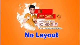 Java SWING - No Layout | GUI | Java | SWING | OOP | Judemy | Bangla | Tutorial