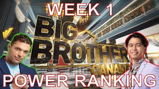 Big Brother Canada 11 Power Ranking (Week 1)