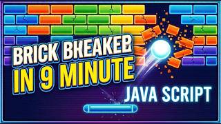 Build Brick Breaker Game in JavaScript (Step-by-Step) #codinggeometry #mr7 #javascript