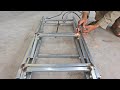 Great craftsman's idea to make a smart compact folding ladder / DIY smart folding metal