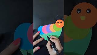 Art and Craft - Paper Caterpillar | Moving Caterpillar.