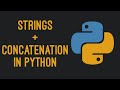 Strings in Python + Concatenation and Variables