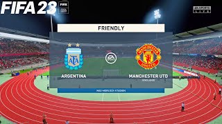 FIFA 23 | Argentina vs Manchester United - International Friendly - PS5 Full Gameplay