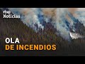 INCENDIOS: El fuego entra al PARQUE NACIONAL del TEIDE  y en ÁVILA continúa tras una SEMANA | RTVE