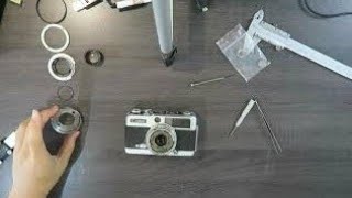 Canon Demi EE17 partial lens teardown, not very useful to watch