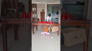 😂 Hilarious Glass Catching Challenge! 🎯 Push \u0026 Catch for Ultimate Fun #akulafamilygames