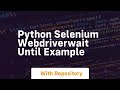 python selenium webdriverwait until example