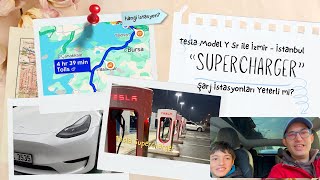 Elektrikli Araç (Tesla Model Y SR) İzmir - İstanbul yeterli istasyon var mı? Reklam