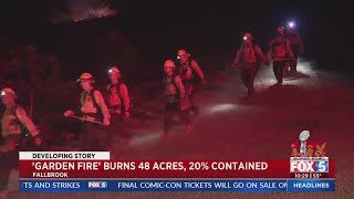 Garden Fire burns 48 acres, 20% contained