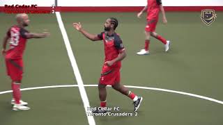 Canadian Crusaders of Toronto (3-1) VS Red Cedar FC of Lansing (0-2) - MLIS Pro Indoor Arena Soccer