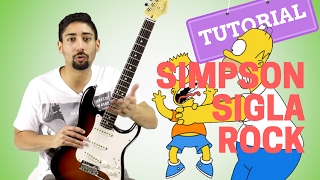 TUTORIAL CHITARRA: Simpson, Sigla Rock, Green Day (lezioni di chitarra)