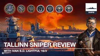 Tallinn Review - Sniper Build With Ivan Lightful  (World of Warships: Legends Xbox Series X 4K)