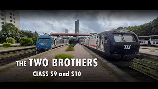 The two brothers - Class S9 Vs S10 - DMUs -Sri lanka railways #trains #chinesetrains #railfanning