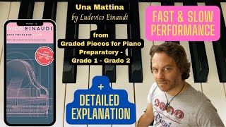 Einaudi "Una Mattina" Piano Tutorial - Easy "Graded Pieces for Piano"