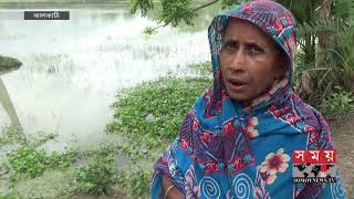 ঝালকাঠি ও পিরোজপুরে বৃষ্টিতে নদ-নদীর পানি বেড়ে কয়েকটি গ্রাম প্লাবিত | RAIN | Somoy TV