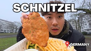 American Tries Authentic German Schnitzel