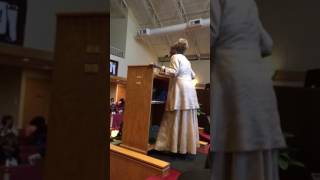 Rev Dena Holland Neal opens worship