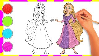 Rapunzel Coloring for Kids and Toddlers: Magical Princess Art!