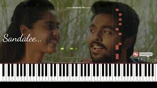 Sandalee - Sema | G.V Prakash | Arthana Binu | Piano Cover