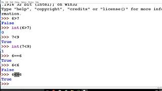 GAVPSK E-CLASSES Python Basics XI ,10042020 | use of Relational Operators | Python Interactive Mode
