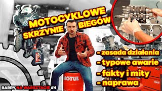 Skrzynia biegów w motocyklu 🔧 Jak działa, dlaczego się psuje, jak naprawić??? Barry na warsztacie #4