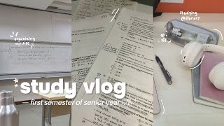 FIRST DAY OF UNI VLOG (4th year) 📓 studying at library, lunch with friends, visiting flower gardens