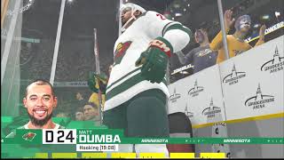(EA SPORTS NHL 20) PS4 Season Gameplay (Minnesota Wild vs Nashville Predator) 10 03 2019
