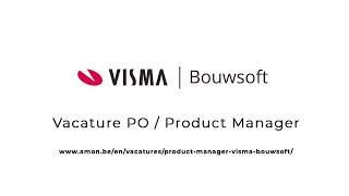 Visma Bouwsoft - Vacature PO / Product Manager