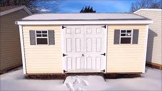 💛💛8x16 SHED | SHE SHED | MAN CAVE | STORAGE IDEAS | VIRTUAL SHED TOUR 27