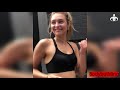 australian model nicole harrison hard workout training