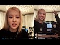 Multi subtitle👍🕊️🎶 Blackpink Rosé and Teddy live on instagram 2024 11 14