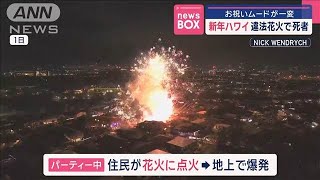 新年ハワイ　違法花火で死者　お祝いムードが一変【スーパーJチャンネル】(2025年1月8日)