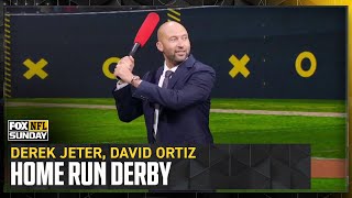 Derek Jeter, David Ortiz join the 'FOX NFL Sunday' crew for a home run derby | F