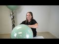 how to make a gold flake helium balloon with tassel