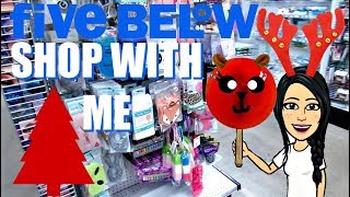FIVE BELOW CHRISTMAS SHOP WITH ME | $1 to $5 CLOTHES, COZY ROOM DECOR, NEW SKINCARE & MORE!!!