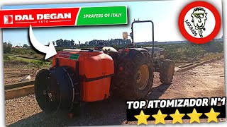 Pulverizando con el mejor TURBO ATOMIZADOR SUSPENDIDO para TRACTOR (Dal Degan Sofia) by mixim89