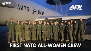 INTERNATIONAL WOMEN’S DAY  |  First NATO AWACS All-Women Flight