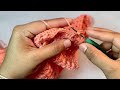 crochet simple reactangle table runner tutorial for beginners‼️