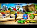 MY SETTING ⚙️ + HUD + SENSI  REVELED 😱 | RIGHT M10