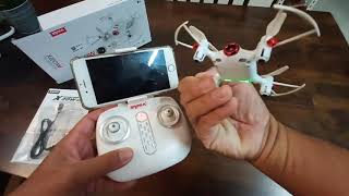 Syma X20W Mini drone review and test