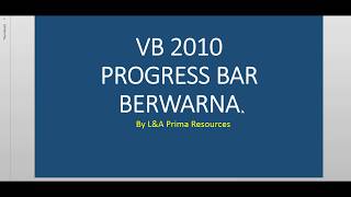 progress bar vb 2010 visual basic