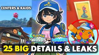 25 HUGE LEAKS & DETAILS We Missed in Pokémon Winds & Waves