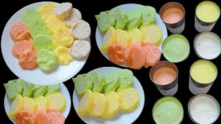 एकदम बाजार जैसी ठेलें वाली मलाई icecream वो भी 4 flavours me bnaye घर की चीजों से एकदम परफेक्ट kulfi