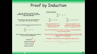 AS Further Core Pure Mathematics - 8A Proof by Induction