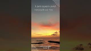 I am open and receptive to all the good and abundance in the Universe  #louisehayaffirmations #love