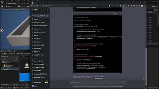 UE5 テストプレイ : ChatGPTによりC++のコード自動生成例